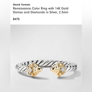 David Yurman Renaissance Ring